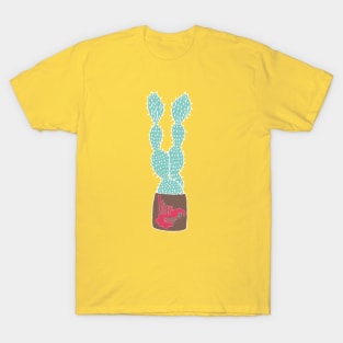 Cacti in art pot T-Shirt